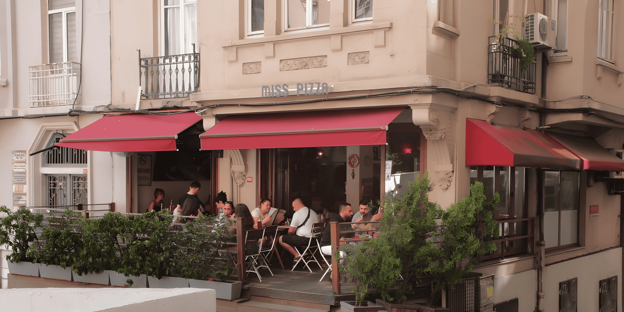 Miss Pizza restaurant in Şişane, Istanbul.