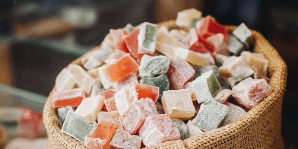 Lokum or Turkish delight.