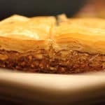 Picture of baklava, maybe the most famous Turkish dessert.