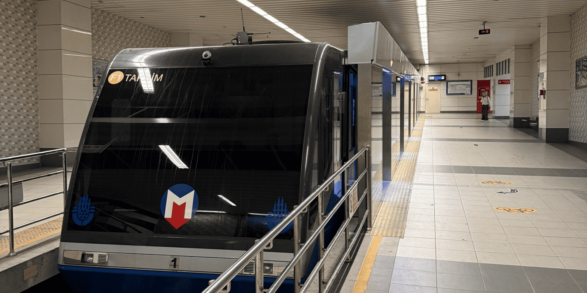 F1 funicular in Taksim, Istanbul