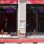 Red carpet at entrace of Madame Tussauds Istanbul.