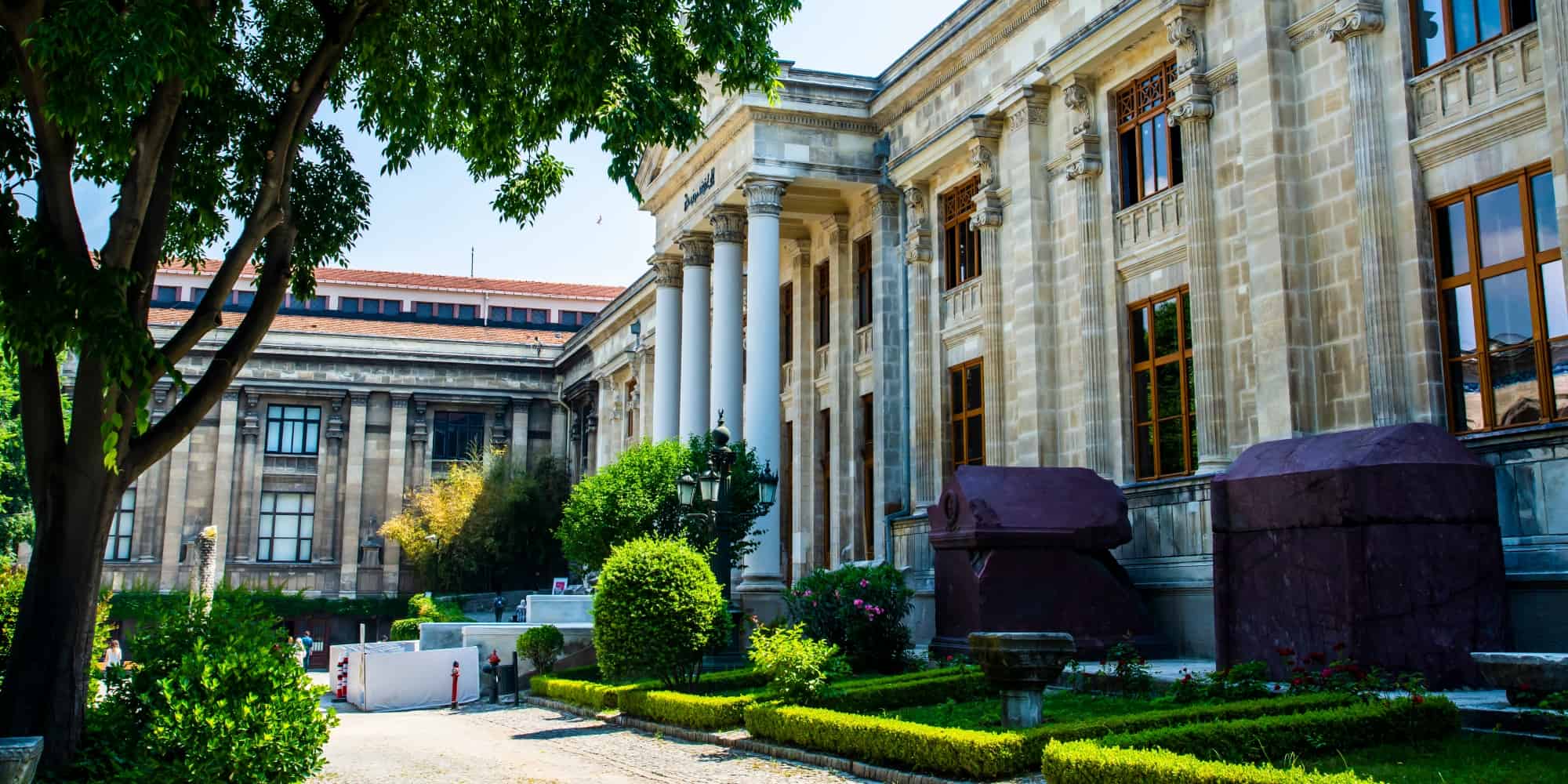 Exterior of the Archaeology Museum in Istanbul