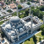 Aerial view of the Süleymaniye Mosque in Istanbul