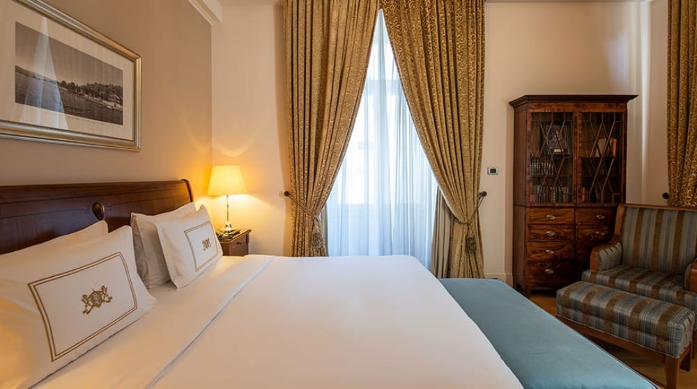 Pera Palace Hotel room in Istanbul, Turkey